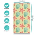 thumbnail image 3 of Nautical Summer Sand Dog Food Mat – Vintage Beach Pet Feeding Mat 17x30, Non-Slip, Absorbent, Quick Dry, Waterproof, Easy Clean, 3 of 4