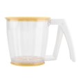 thumbnail image 1 of Hand held Cup Flour Sifter Strainer Powder Mesh Sieve Baking Supplies Tools with Lid, 1 of 4