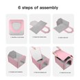 thumbnail image 3 of Maison pour Animaux Intérieure Extérieure, Niche Extérieure Lit pour Animaux Maison Pliable Imperméable Niche Maison pour Chat pour Petits à Moyens Chiens Chats, 3 of 7