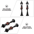 thumbnail image 2 of EeaseMX 5pcs Black Side Street Lights Christmas Stand Lights Desktop Ornaments, 2 of 8