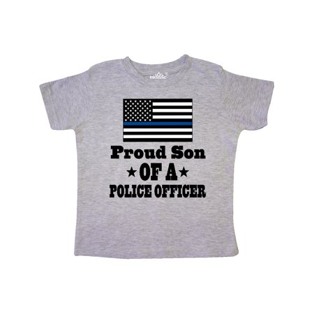 

Inktastic Police Officer Proud Son Law Enforcement Gift Toddler Boy Girl T-Shirt