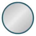 thumbnail image 2 of Kate and Laurel Travis Mid-Century Round Wall Mirror, 21.6 inch Diameter, Teal, Modern Accent Mirror, 2 of 7