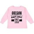 thumbnail image 3 of Inktastic Oregon Awesome Since 1859 Boys or Girls Long Sleeve Toddler T-Shirt, 3 of 5