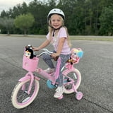 JOYSTAR Little Daisy 14 Inch Kids Bike for 3 4 5 Years Girls with ...