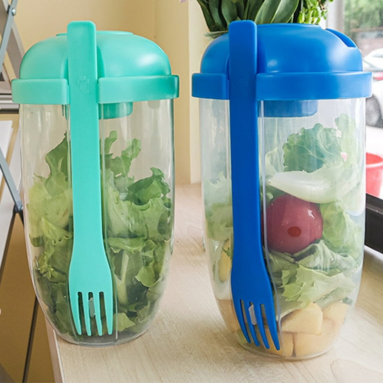 Large Capacity Salad Shaker, Healthy Salad Container, Portable