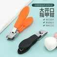 thumbnail image 3 of Wide Jaw Opening Anti-Splash Slanted Nail Clipper, Fingernail and Toenail Clippers Clippers for Ingrown Nails, Curved Toenail Clippers for Thick Nails, Household Slanted Nail Clippers (Black), 3 of 4