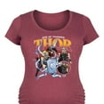 thumbnail image 3 of Marvel Thor - Thunder God - Maternity Scoop Neck Graphic T-Shirt, 3 of 5