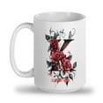 thumbnail image 2 of Monogram Coffee Mug Letter K – Personalized Ceramic Cup with Name for Her, Custom Initial Coffee Mug 11oz or 15oz – Mother's Day, Father's Day, Birthday Daily Drinkware, 2 of 6
