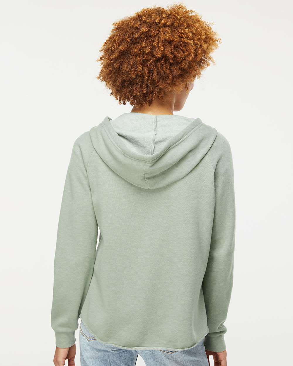 Independent Trading Co. Women's California Wave Wash Full-Zip Hooded  Sweatshirt 