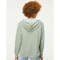 thumbnail image 3 of Independent Trading Co. Women's California Wave Wash Full-Zip Hooded Sweatshirt, 3 of 5