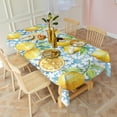 thumbnail image 3 of Cute Lemon Fruit Tablecloth,Oil Proof Spill Proof Polyester Table Cover for Rectangle Tables,Durable Tablecloths Cute Tablecloths for Dining Room Camping Indoor Outdoor, 3 of 6