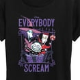 thumbnail image 3 of The Nightmare Before Christmas - Everybody Scream - Women's Short Sleeve Graphic T-Shirt, 3 of 5