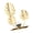 2, variant on Gold Leaves Sculptures Desktop Decoration Creative Moderns Home Decors Accent Metal Leaves Statue Ornament for Bookshelf