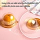 thumbnail image 4 of Caja Redonda Embalaje Ampolla Pastel Suministros para Fiestas Bodas Mini Caja Pastel Postre Contenedor Transparente para Magdalenas Pastelería Caja Embalaje para Hornear (dorado) (oro 50 Piezas), 4 of 9