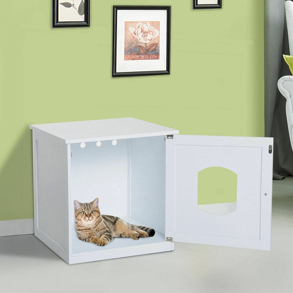 cat bed nightstand