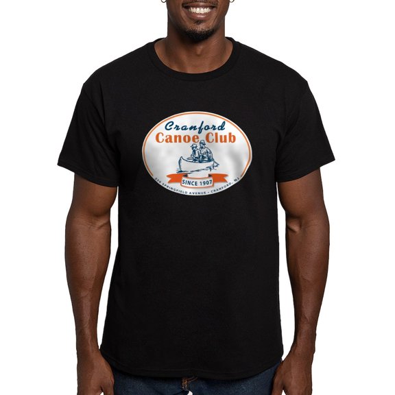 CafePress - Cranford Canoe Club Men's Fitted T Shirt (Dark) - Men's Fitted T-Shirt