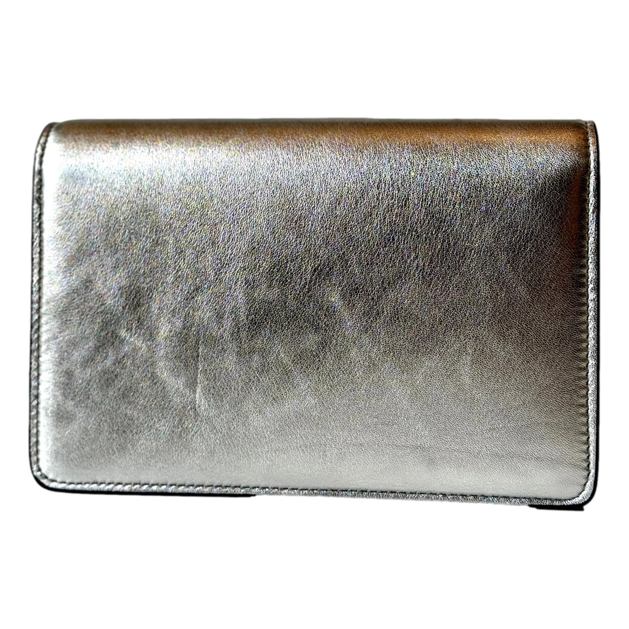 Jimmy★Choo(セールでオシャレ)Chooロゴ入りCrossbody/KALINA Jimmy Choo Kalina Crossbody Clutch Bag Crystal Logo Metallic