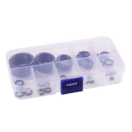 40Pcs Fishing Rod Ceramic Guide Rings Set 10 Size 4.72mm-3cm Outer Diameter Replacement Fishing Rod Eye Replacements