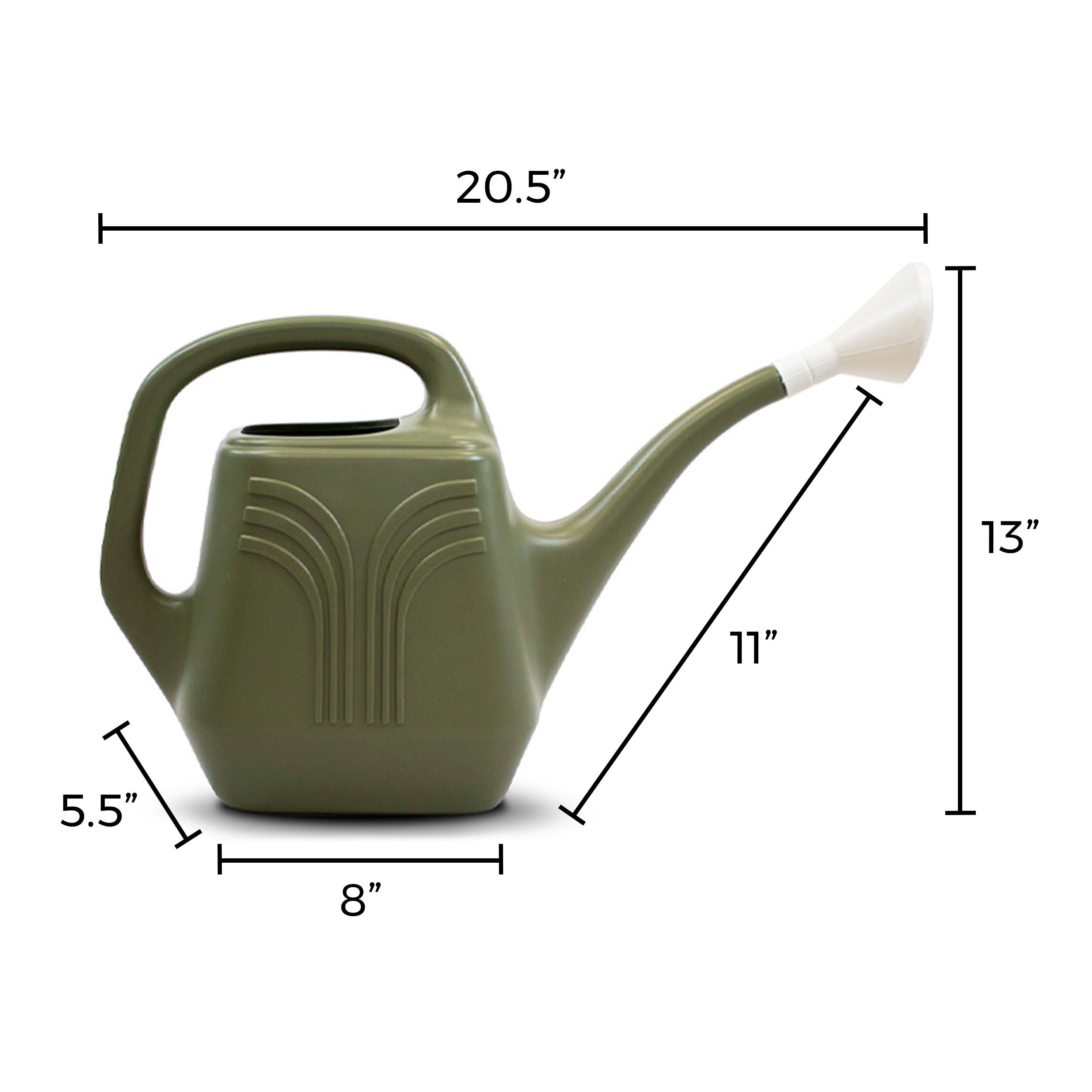 UFANME Watering Can-Plastic 0.8 Gallon,Green 