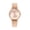 Rose Gold -BY35, variant on Resicozy Ladies Watches Quartz Watch for Women Elegant Round Wrist Watches with Leather Strap Royal Blue