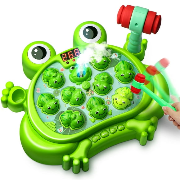 Juego de juguete interactivo con forma de rana HopeRock para niños de 2 a 5 años