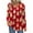 Style 27, variant on Long Sleeve Shirts for Women Christmas Print Pleated Henley Neck Long Sleeve Tunic Blouses Loose Fit Casual Tops Festive Pullover