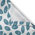 thumbnail image 3 of Ambesonne Boho Kitchen Curtains, Digital Feather Pattern Art, 55"x30", Sea Blue White and Pink, 3 of 3