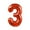 3, variant on Giant Red Number Balloon 40 Inch,Foil Mylar Helium Balloon Birthday Party Supplies,Birthday Decoration, Party, Anniversary Item Decoration