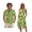 Tropical Hibiscus Plumeria Rambutan Palm Leaves, variant on Whosucclay Jellyfish Coral Print Matching Hawaiian Outfits for Couples, Women's Casual Summer Sleeveless Crewneck Dress with Pockets Men's Hawaiian Button Down Aloha Shirt, S