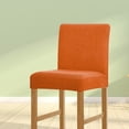 thumbnail image 2 of Funda protectora para silla de comedor, funda protectora Universal para muebles de oficina, Protector exterior, funda giratoria, suministros para el hogar, naranja, 2 paquetes Eigraketly HA012490-02, 2 of 5