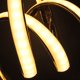 thumbnail image 2 of Mesa LED Espiral Moderna Btafrte Mesita Noche Metal Con Adaptador EE. UU. (B), 2 of 9