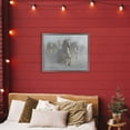 thumbnail image 2 of Stupell Industries Running Wild Horses Splashing Gray Framed Floater Canvas Wall Art design by Collin Bogle, 17 x 21, 2 of 9