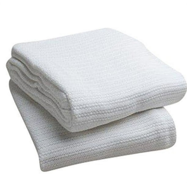 Elivo 100 Cotton Hospital Thermal Blankets Open Weave Cotton