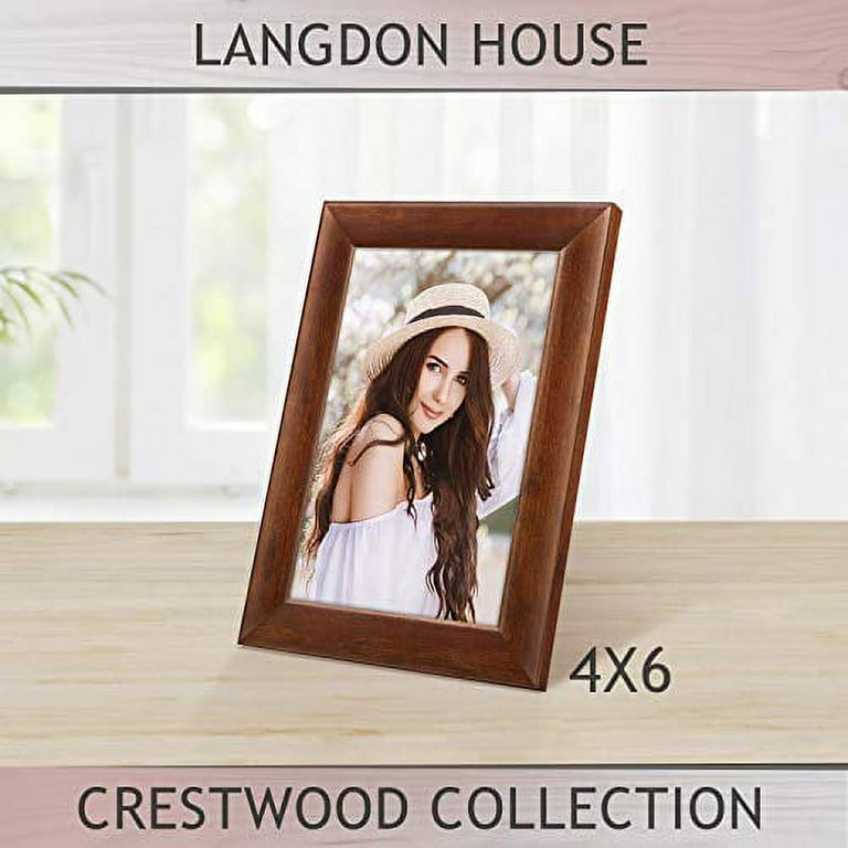 Langdon House 4x6 Cherry Stained Solid Wood Picture Frames