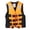 Orange, variant on Adjustable Life Jacket with Buckle Reflective Strip, Paddle Board Kayak Flotation Vest for Water Sport Use Green M