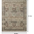 thumbnail image 2 of Amber Lewis x Loloi Billie Collection BIL-03 Clay/Sage 2'3" x 3'9" Accent Rug, 2 of 8