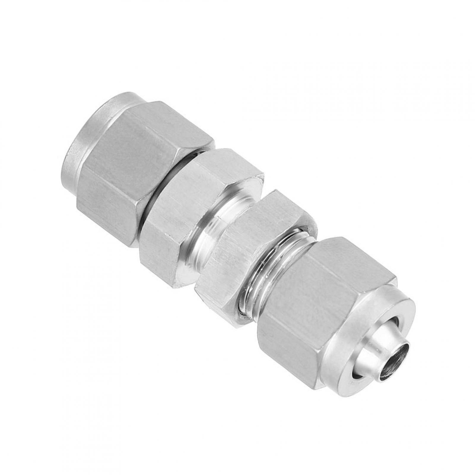 Haofy Pneumatic Fitting, Pneumatic Hose Connector, Double Ferrule For