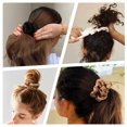 thumbnail image 4 of Muti-Color Silk Hair Rings,Fashion Large Intestine Ring,Vintage Satin Elastic Hair Ties,Pure Color Hair Scrunchies,Ponytail Holders,Hair Accessories for Women and Girls (Set of 5), 4 of 7