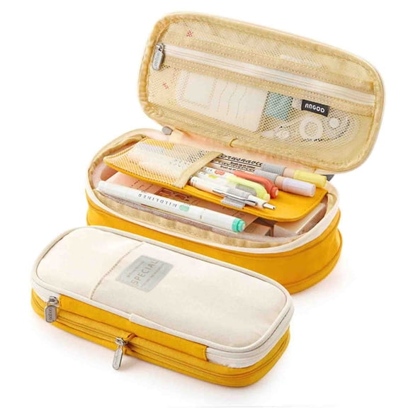 Clearance Back to School Pencil Case - Big Capacity Pencil Pouch, Cute Pencil Box, Teacher Student School Supplies, Ideal for Colored Pencils, Markers, Rulers