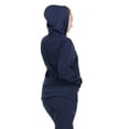thumbnail image 6 of Women's Zip-Up Hoodie Scrub Jacket – Lightweight Hooded Workwear For Nurse,4-Way Stretch,Clinical, Jacket With Hood, 6 of 6