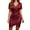 D590/Wine, variant on Afdoent Women's Dresses Elegant V Neck Mesh Sequin Bodycon Dress For Sleeveless Party Evening Gown Fashion Beach Vacation Clothes