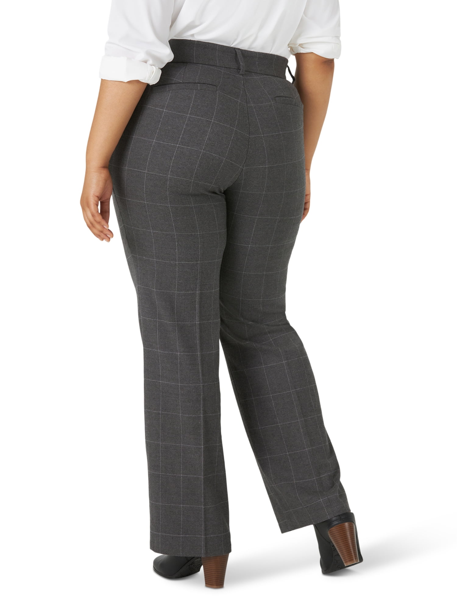 Lee Women's Plus Flex Motion Regular Fit Trouser Pant