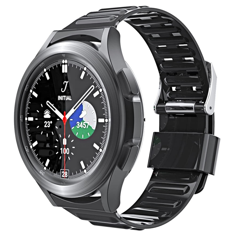 Samsung Galaxy Watch Bands 44mm / 46mm & More - Matte Black 20mm Stain –  Whitestonedome