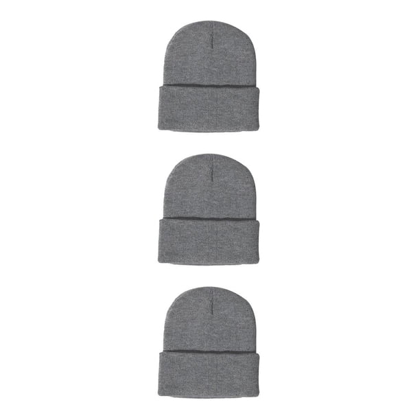 Gorros Beanie Sonducket de Punto Otoño Invierno Multifuncional Gris oscuro