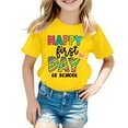 thumbnail image 4 of LEKDFST Kindergarten Shirts for Girls Watch Out Kindergarten Here I Come Shirt Kids Back to School T-Shirts Children School Tee Yellow 8-9 Years, 4 of 4