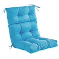 thumbnail image 4 of GROWTH TANK High Back Chair Cushion Chair Pad Outdoor Seat Back Chair Cushion Spring Summer, Blue, 4 of 9