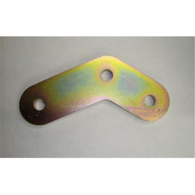 M.O.R.E. 9091Z Shackle Plates 5.25 In. C To C Boomerang Plate Zinc Plated 0.5 In. Holes