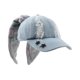 thumbnail image 1 of Gorra de béisbol con orejas de animal, regalo, gorra vaquera para deportes, viajes, fiestas, actividades al aire libre, para hombres y mujeres. Azul claro con estrella, 1 of 9