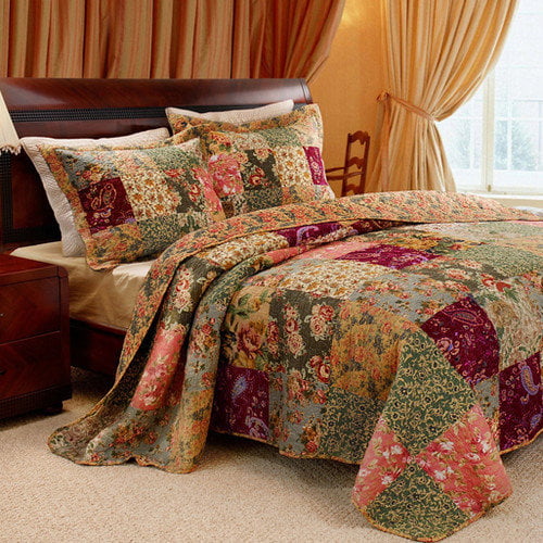 Greenland Home Fashions Antique Chic 3 Piece Full Bedspread Set