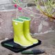 thumbnail image 2 of Zhuge Bandeja para botas, paquete de 3, bandeja para zapatos para la entrada (13,8 x 10,8 x 1,2 pulgadas), bandeja de goma y plástico para botas para protección del suelo, color negro, 2 of 5